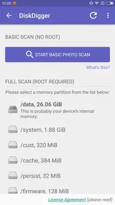 DiskDigger android App screenshot 6